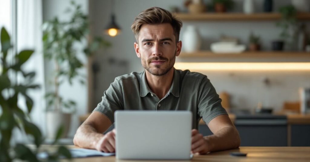 Technicien diagnostiquant un problème pompe à chaleur lors d'une intervention de maintenance