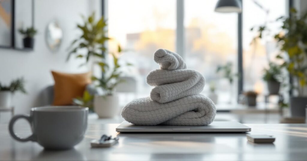 Rideau isolation thermique épais installé devant une fenêtre pour bloquer le froid et la chaleur