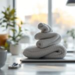 Rideau isolation thermique épais installé devant une fenêtre pour bloquer le froid et la chaleur