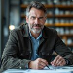 Audit énergétique industriel : technicien analysant les consommations énergétiques d'une usine